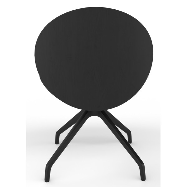 Revive Upholstered Retro Lounge Chair With Pyramid Base